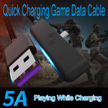 5A Durable Elbow Charging Adapter Mobile Game Type-C Fast Charging Data Cable With  Auxiliary Handle For Huawei Xiaomi iphone 2024 - buy cheap