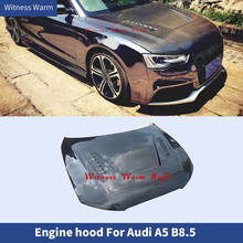 Carbon Fiber Frp Car Styling Engine Hoods for Audi A5 B8.5/ Sline / S5 Bonnets Engine Covers 2012 - 2016 2024 - buy cheap