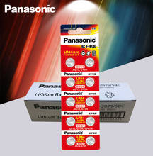 Panasonic 100 peças de baterias de lítio lr44, tipo botão, célula, moeda 1.5v a76 ag13 g13a lr44 lr1154 357a sr44 100% original 2024 - compre barato