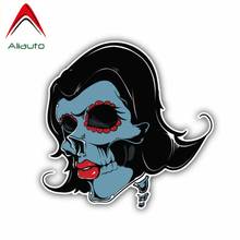 Aliauto-pegatina con personalidad para coche, tatuaje de chica Zombie, PVC, cubierta de arañazos para Mazda 3, Subaru, Golf 4, Mini Cooper,14cm * 14cm 2024 - compra barato