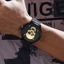 Wwoor relógio quartzo aço inoxidável, relógio fashion casual criativo luxuoso masculino 2024 - compre barato