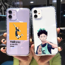 Funda de teléfono suave a prueba de golpes para IPhone, 12, 11 Pro, X, XS MAX, 6, 7, 8 Plus, XR, SE2, Haikyuu, Love, Volleyball, Haikyuu, Hinata, Anime 2024 - compra barato