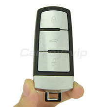 Chave remota para automóveis volkswagen, chave inteligente com 3 botões id48 para volkswagen magotan passat cc 2005 2006 2007 2008 2009 2010 mhz 3c 0 433 752ba 2024 - compre barato