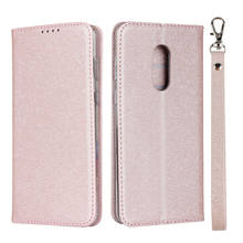 Silk Pattern PU Leather Case For Sharp Aquos Zero2 Flip Stand Wallet Cover Card Pockets Lanyard cases 2024 - buy cheap