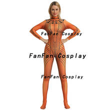 2019 женский костюм для косплея 3D принт спандекс костюм супергероя на Хэллоуин вечерние костюмы зентай лайкра спандекс боди горячая распродажа 2024 - купить недорого