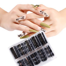 Pegatinas 3D de varios diseños para decoración de uñas, lámina de transferencia para decoración de uñas, deslizador de uñas, 1 caja (10 rollos) 2024 - compra barato