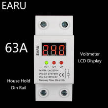 Relé con Monitor de voltaje, dispositivo de protección de bajo voltaje, reconexión automática, 40A, 60A, 220V 2024 - compra barato