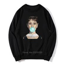 Audrey Hepburn Quote Hoodie Men's Autumn Winter Pullover Sweatshirt Streetwear Harajuku Funny Hoodies 2024 - buy cheap