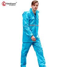 Rainfreem Double-layer Impermeable Raincoat Women/Men Rain Coat Suits Outdoor Women Motorcycle Camping Rain Gear Poncho 2024 - buy cheap