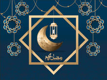 7x5ft ramadan kareem greting celebração ouro crescente lua luz personalizado photo studio backdrops fundos de vinil 220cm x 150cm 2024 - compre barato