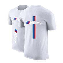 Летняя новая мужская футболка с 3D принтом логотипа автомобиля, мужская рубашка, футболка с коротким рукавом, рубашка, одежда, повседневный модный мужской топ 2024 - купить недорого