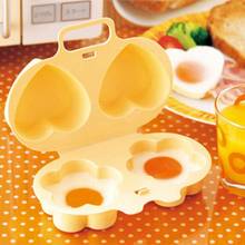 Egg Poacher Microwave Egg Cooker Love Heart Flower Shaper Mold Egg Poacher Cooking Tools Kitchen Gadget 2024 - buy cheap