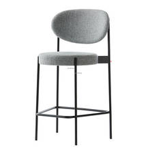 Cadeiras de bar modernas estilo nórdico, assento industrial de ferro, cadeira para sala de estar, cadeira minimalista, estilo americano personalizada 2024 - compre barato