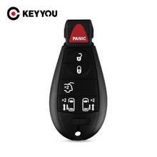KEYYOU 5+1 6 Buttons Remote Case Smart Key Shell For for Dodge For Chrysler Grand Caravan Town Country FOB 2024 - buy cheap