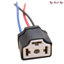 1pc h4 9003 fio de cerâmica cablagem cabeça do carro lâmpada luz chicote soquete plug 2024 - compre barato