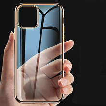 Funda de TPU transparente de lujo para iphone, cubierta de silicona ultrafina a la moda, para X, XS, MAX, XR, 10, 11 Pro MAX, 7, 8, 6, 6S Plus 2024 - compra barato