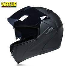 New Everyone Affordable Motorcycle helmet flip up helmet modular helmet racing helmet Doule visor 2024 - buy cheap