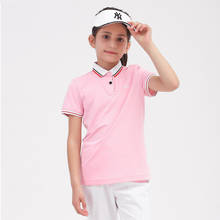 New Summer Golf Clothing Girls Short Sleeve T-shirt Pants Optional 130-160CM Casual Clothes Breathable Quick-dry Kids Sportswear 2024 - buy cheap