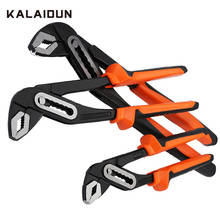 KALAIDUN Water Pump Pliers Heavy Duty Quick-release Pipe Wrench 8"/10"/12" Straight Jaw Groove Joint Plumbing Plier Plumber Tool 2024 - buy cheap