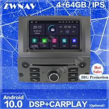 Reproductor Multimedia para coche, con pantalla Radio Estéreo Carplay, Android 10, unidad principal, para Peugeot 407, 2004, 2005, 2006, 2007, 2008, 2009, 2010 2024 - compra barato