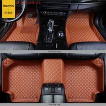 Alfombrilla personalizada para coche, accesorio de cuero 3D, para Volvo XC90 XC 90 PHEV, año 2018, 7 asientos 2024 - compra barato