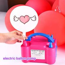 Portable electric air pump balloons, double nozzle orifice, air compressor, electric inflatable balloon pump, air blower 2024 - buy cheap