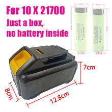 DCB200 10 * 21700 Li-ion Battery Plastic Case PCB Charging Protection Circuit Board Box Shell For Dewalt 18V 20V DCB200 DCB203 2024 - buy cheap