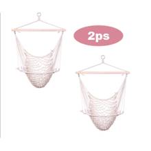 2pcs Cotton Hanging Rope Air/Sky Chair Swing Beige Outdoor Hammock Lightweight&Convenient to Carry Comfy Cradle Chair[US-Stock] 2024 - buy cheap