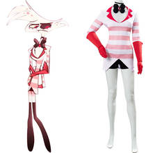 Movie Hazbin Cosplay Hotel Angel Dust Costume Angeldust Dress Outfit Full Suit Halloween Costumes 2024 - buy cheap