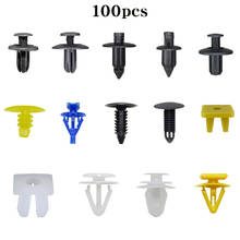 50pcs 100pcs 6mm 7mm Expansion Plastic Rivets Clips Universal Auto Fasteners Car Fender Bumper Clip Door Panel Retainer Push Pin 2024 - buy cheap