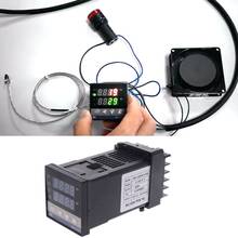 Controlador de temperatura Digital PID, REX-C100, 0 a 400 grados, entrada tipo K, salida SSR 2024 - compra barato