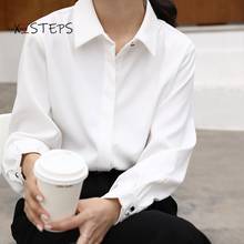 Formal Suit White Shirts For Women 2021 Spring Autumn OL Work Wear Blouses Office Lady Tops Professional Womens Clothing 2024 - buy cheap