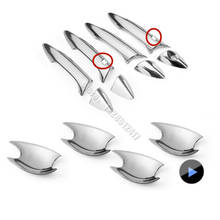 High-quality ABS Chrome Door Handle Bowl Trim  Door Handle Cover For HYUNDAI ELANTRA  2011-2016 Car-styling 2024 - buy cheap