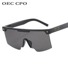 Male Flat Top Sunglasses Men Brand Square Sun Glasses For Men Cool One Piece Designer Pilot luxury designer large black shades 2024 - buy cheap