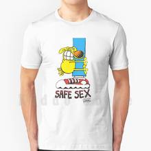 Camiseta de sexo seguro Diy, talla grande, 100% algodón, madre, ganso y Grimmy, Mike Peters, tira de cómic de perro de dibujos animados 2024 - compra barato
