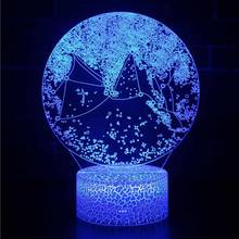 3d Small Night Light Colorful 16 Color Remote Control Gift Night Lamp Christmas Decorations Home Planetarium Led Lamp 2024 - buy cheap