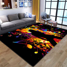 Cartoon Music Carpet Kids Room Play Area Rugs Flannel Girls Bedroom Game Rug Baby Crawl Mats Home decor Carpets for Living Room 2024 - buy cheap