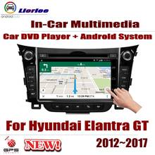 Для Hyundai Elantra GT 2012 ~ 2017 автомобильный Android плеер DVD GPS навигационная система HD экран Радио Стерео интегрированный мультимедиа 2024 - купить недорого