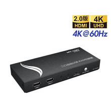 Interruptor USB HDMI KVM 4K @ 60Hz HDR HDMI 2,0, conmutador 2x1 /4x1 con 2 Cables USB y 2 Cables HDMI, compatible con teclado y ratón de impresora 2024 - compra barato