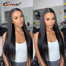 250 Density Lace Wig Straight Lace Front Wig Brazilian Human Hair Wigs For Black Women 13x4 Lace Frontal Wig Gossip Remy Wig 2024 - buy cheap