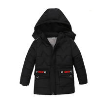2020 Christmas New Winter Baby Kid Cotton Jacket Boys Thicken Jacket Hooded Children Jacket Trend Army Green 2-5st Baby Clothing 2024 - buy cheap