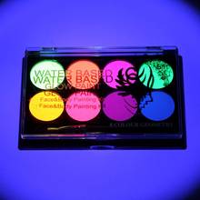 1 Box Drawing Pigment Water-Soluble Non Toxic Body Paint Makeup Face Painting Kit with Brush Dropship 2024 - buy cheap