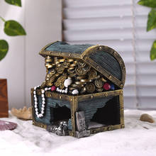 Jewelry Box Aquarium Ornament Treasure Discovery Fish Cave Decor Resin Ornament Landscaping Decoration Fish Tank 2024 - buy cheap