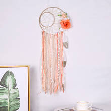 Boho Dream Catcher Handmade Wall Hanging Ornaments Craft Star Moon Dreamcatcher Wind Chimes For Girls Room Decor 2024 - buy cheap