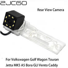 Zjcgo-câmera de estacionamento com visão traseira, para automóveis volkswagen golf wagon touran jetta mk5 a5 bora gli vento caddy 2024 - compre barato