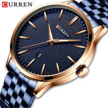 CURREN Watch Top Luxury Brand Fashion Casual Quartz Mens Watches Stainless Steel Waterproof Wristwatch Date Relogio Masculino 2024 - buy cheap