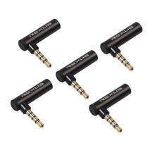 1/2/5Pcs 3.5mm Stereo Plug Male to Female 90 Degree Right Angled Audio Adapter Earphone Microphone Jack Stereo Plug Connector 2024 - buy cheap