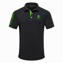 Новая Спортивная футболка MARK & LONA с коротким рукавом для гольфа, 4 вида цветов, Мужская одежда для гольфа, S-XXL на выбор, рубашка для гольфа для отдыха 2024 - купить недорого