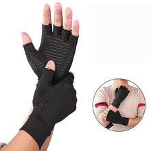 1 Pair Compression Arthritis Gloves for Women Men Joint Pain Relief Half Finger Brace Therapy Wrist Support Anti-slip 2024 - buy cheap
