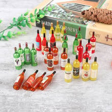 New4 Pcs/Set Miniature Doll House Accessories Mini Hollow Red Wine Bottle Doll Toys 2024 - buy cheap
